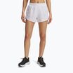 Under Armour Fly By 3" дамски къси панталони за бягане в бяло/отразително