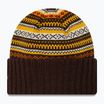 Дамска зимна шапка New Era Rail Isle Cuff Knit Beanie dark brown