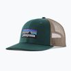Шапка с козирка Patagonia P-6 Logo Trucker cascade green