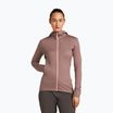 Icebreaker дамска качулка с цип Merino 260 Quantum IV summit/blush