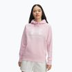 Дамски суичър Under Armour Rival Fleece Big Logo Hoody prime pink/white
