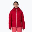 Дамско скиорско яке Rossignol Blackside Puffy ruby red