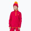 Детски суитчър Rossignol Jr Strawpile Fleece Fz рубинено червен