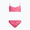 Детски бански костюм от две части ROXY Vacay For Life Crop Top Set потънал в корал тропически прилив