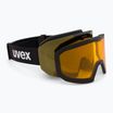 Предпазни ски очила UVEX Evidnt Attract + case black matt/mirror cooper yellow clear