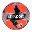 Футболна топка uhlsport Match Addglue fluo red/navy/silver размер 5