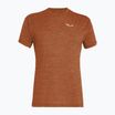 Мъжка тениска Salewa Puez Melange Dry bombay brown melange