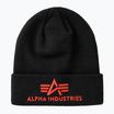 Шапка Alpha Industries 3D black/red