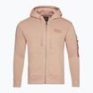 Мъжки суитшърт Alpha Industries Back Print Zip dusty coral