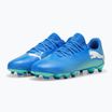 Детски футболни обувки PUMA Future 7 Play FG/AG Jr hyperlink blue/mint/puma white