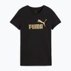 Дамска тениска PUMA ESS Metallic No. 1 Logo Tee puma black/metallic gold