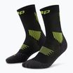 CEP дамски чорапи за компресия Run Mid Cut 5.0 black/lime