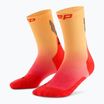 CEP мъжки чорапи за компресия Run Edt. Gradient Mid Cut Compression 5.0 red/marigold fade