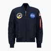 Мъжко яке Alpha Industries MA-1 VF NASA replica blue