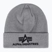 Шапка 3D на Alpha Industries grey heather