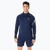 Мъжка блуза с дълъг ръкав за бягане ASICS Icon 1/2 Zip performance blue expanse