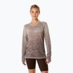 Дамска блуза с дълъг ръкав за бягане ASICS Seamless taupe grey/coffee
