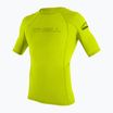 Мъжка тениска за плуване O'Neill Basic Skins Rash Guard lime