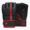 Граплинг ръкавици RDX Grappling F6 matte red