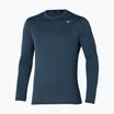 Мъжка тениска с дълъг ръкав Mizuno Impulse Core Tee blue wing teal