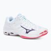 Обувки за волейбол Mizuno Wave Voltage 2 white/violet indigo/camellia rose
