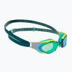 Очила за плуване Speedo Fastskin Hyper Elite Mirror хипер жълто/стомана/емералд огледало