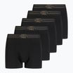 Мъжки боксерки CR7 Basic Trunk 5 чифта black/gold