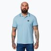 Мъжка поло тениска Pitbull West Coast Pique Stripes Regular светлосиньо