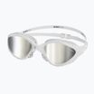 Огледални очила за плуване BuddySwim OzeanX Mirror white / silver