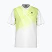 Мъжка тениска за тенис HEAD Topspin print vision m/lime