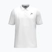 Мъжка поло фланелка за тенис HEAD Club 25 Tech Polo white