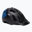 Каска за велосипед POC Axion uranium black/opal blue metallic/matt