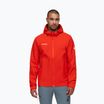 Мъжко дъждобранно яке Mammut Linard Light HS с качулка mammut red