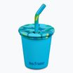 Klean Kanteen Детска стоманена чаша със сламка с капак 296 ml чаша за хавайски океан