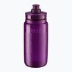 Elite FLY Tex 550 ml прозрачна/лилава велосипедна бутилка