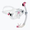 Комплект за гмуркане Cressi Marea + Seal Dry Jr clear/pink