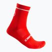 Мъжки чорапи за колоездене Castelli Entrata 13 red