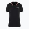 Дамска тениска EA7 Emporio Armani Golf Pro Polo Damier black