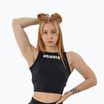Дамски топ за тренировка NEBBIA Gym Therapy Cropped black