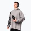 Мъжки суитшърт за тренировка NEBBIA Washed-Off Hoodie NO BS light grey