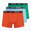 Мъжки боксерки Nike Everyday Cotton Stretch Trunk 3 чифта червено/аквариус синьо/стадионно зелено