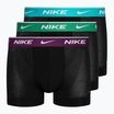 Мъжки боксерки Nike Everyday Cotton Stretch Trunk 3 чифта тюркоазено/виолетово/синьо