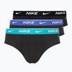 Мъжки слипове Nike Everyday Cotton Stretch Brief 3 бр. black dusty/ast/arry navy