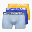 Nike Dri-Fit Essential мъжки боксерки 3 чифта хипер роял/злато/сиво