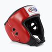 Защитна каска Fairtex Muay Thai & Kickboxing Competition red