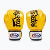 Боксови ръкавици Fairtex Deluxe Tight-Fit gold