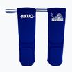 Протектори за подбедрици YOKKAO Muay Thai Boxing blue cotton