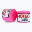 YOKKAO боксови превръзки розови HW-2-8