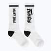 Чорапи Fairtex "Muay Thai" бели/черни