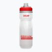 CamelBak Podium Chill 620ml огненочервена/бяла бутилка за велосипед